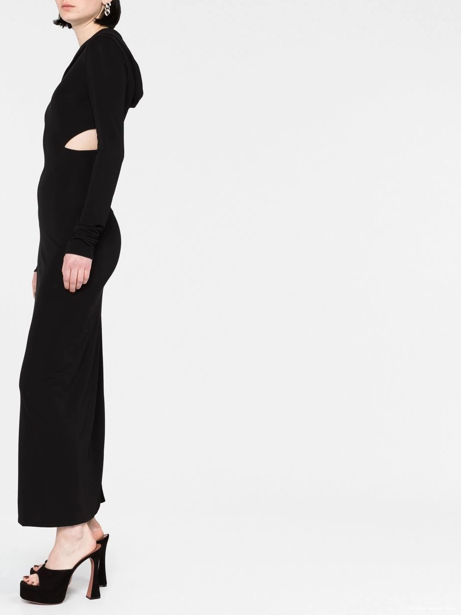 Affordable dress hooded Versace maxi cut-out Women 0419